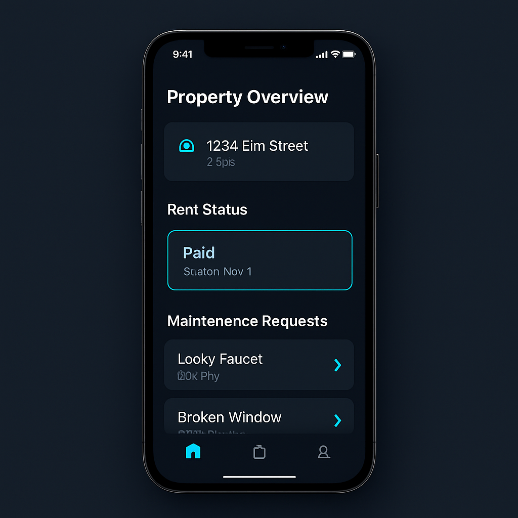 ZubaRent mobile app for property owners on the go